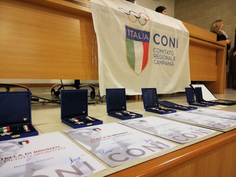 FOTO / Il Coni premia le “stelle” avellinesi. Saviano: “Lo sport irpino è in ottima salute”