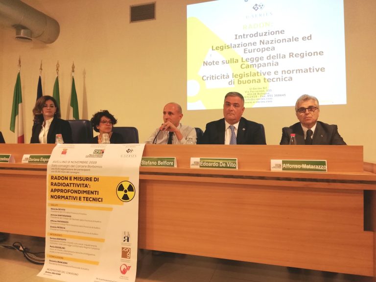 Avellino, gas Radon: il convegno del Cfs fa chiarezza su rischi e interventi da effettuare