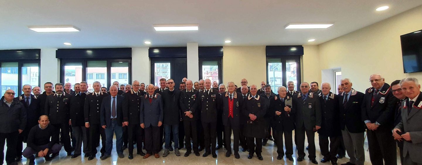 Tradizionale scambio di auguri alla Caserma “Litto” con l’Ispettore Regionale per la Campania dell’Associazione Nazionale Carabinieri