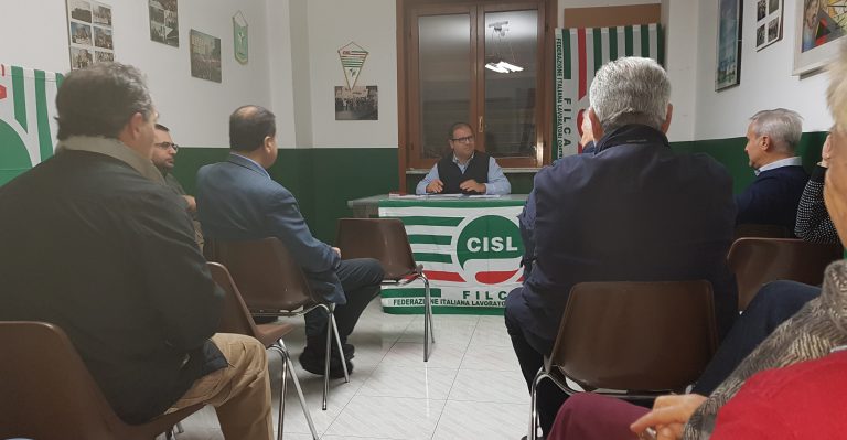 Filca Cisl Avellino, riunione del Direttivo alla presenza del Segretario Generale