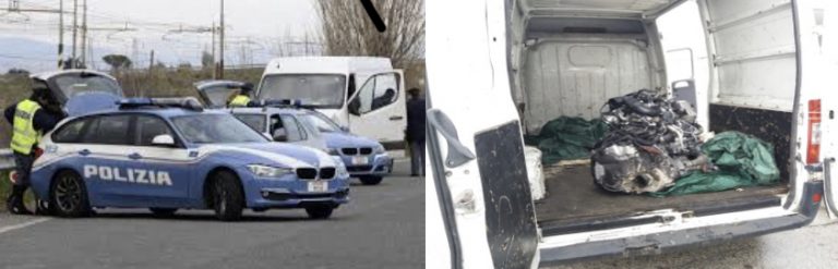 Inseguimento lungo la A16: la Polstrada ferma due marocchini