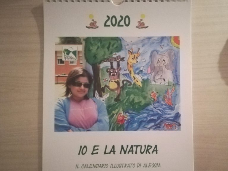 Il talento di Alessia in un calendario: il ricavato “donerà” alberi al Parco del Partenio