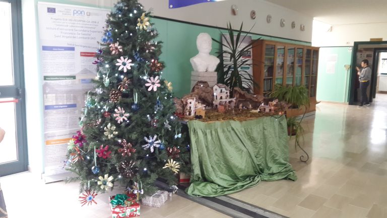 Albero di Natale ecologico a Sant’Angelo dei Lombardi