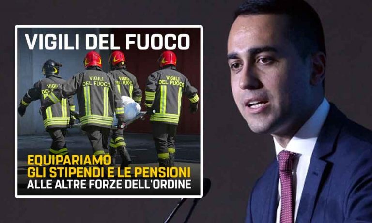 Novità positive per i vigili del fuoco, Di Maio incontra i vertici nazionali il 24 ad Avellino