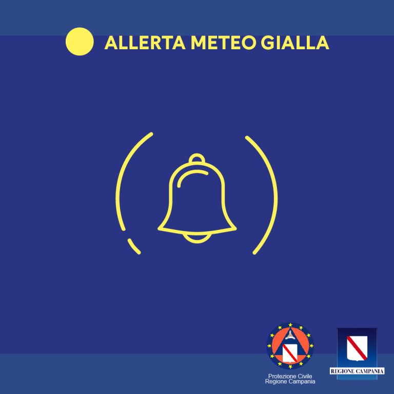 Allerta meteo Gialla dalle 12 di domani. Venti forti, temporali e possibili grandinate