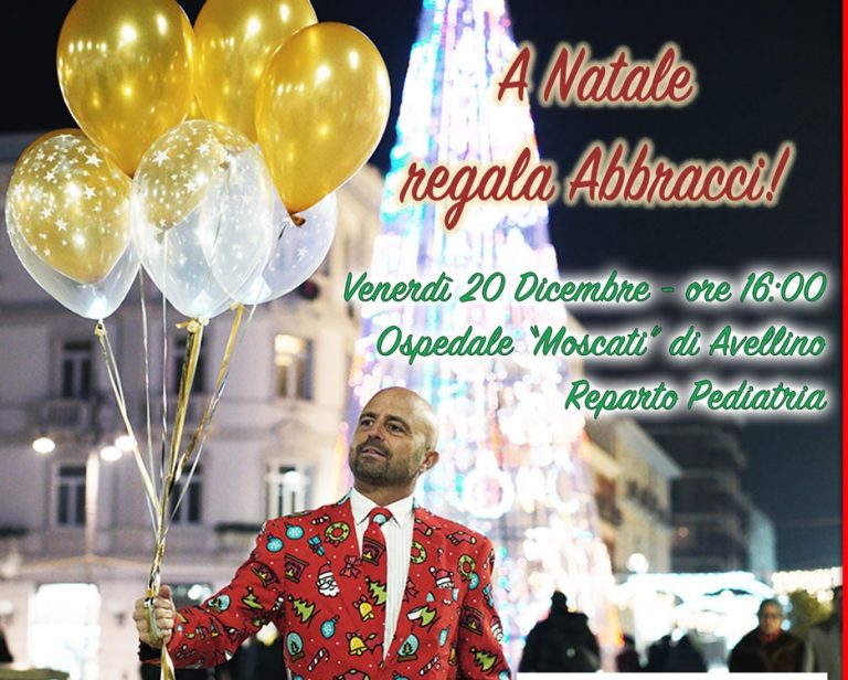 Luca Abete volontario per un giorno: domani al “Moscati” con i bambini ricoverati