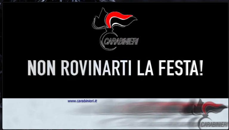 VIDEO/ Usa la testa, non rovinarti la festa. L’Arma dei Carabinieri contro i botti illegali