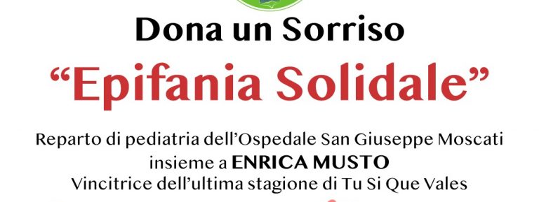 Irpini della Capitale, Epifania dai bimbi del Moscati con Enrica Musto