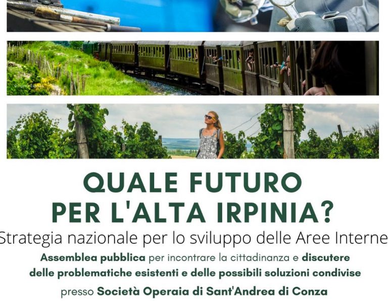 I giovani si mettono in moto per “salvare” e rilanciare l’Alta Irpinia: sabato mega assemblea pubblica