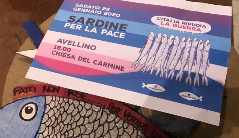 VIDEO/ Le Sardine d’Irpinia si mobilitano per la Pace