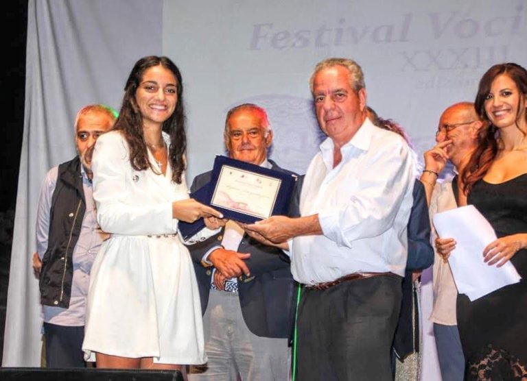 L’irpina Gaia Bianco accede alla Finale Nazionale dei Grandi Festival Italiani di Casa Sanremo