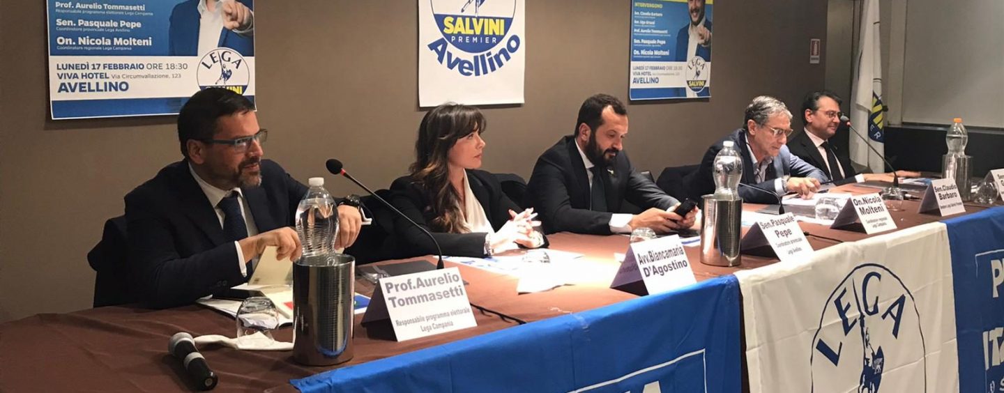 La Lega ad Avellino per completare il tour irpino: “Rinnovamento in vista delle Regionali”