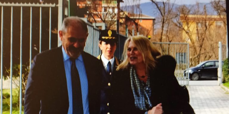 Il Prefetto Paola Spena in visita in Questura, ad accoglierla il Questore Maurizio Terrazzi