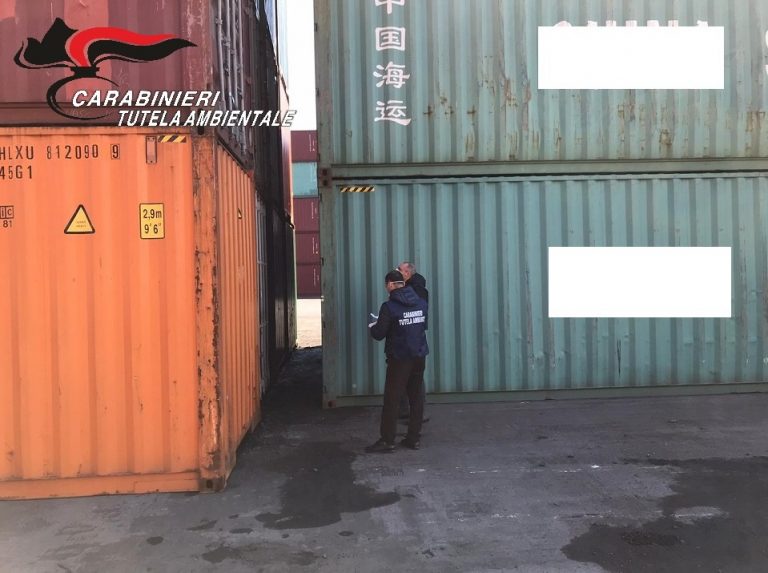Maxi sequestro di rifiuti al porto di Salerno: indagini partite dall’Irpinia