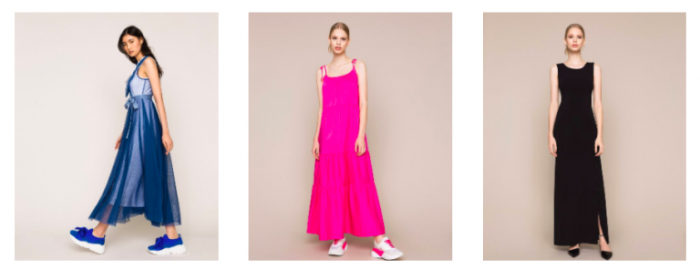 Moda, ecco l’accoppiata sneakers e abito lungo per un look casual e originale