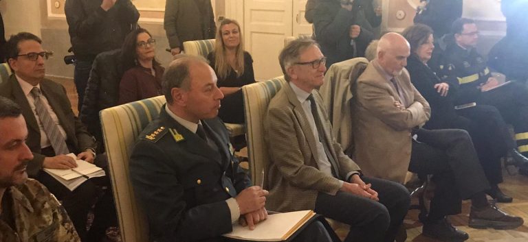 Coronavirus, anche il Procuratore Cantelmo e il Presidente Beatrice al vertice in Prefettura: “Udienze scaglionate in diversi orari”