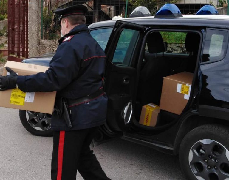 FOTO/ Coronavirus, Carabinieri in prima linea anche per trasporto di sangue, farmaci e alimenti