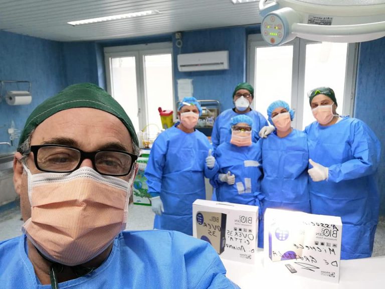 Ariano Irpino, ASD Over 35 dona due sanificatori all’ospedale Frangipane