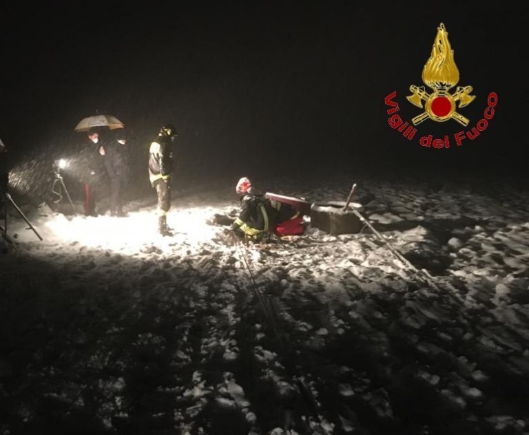 Anziano precipita in un pozzo: tragedia sotto la neve a Castelfranci