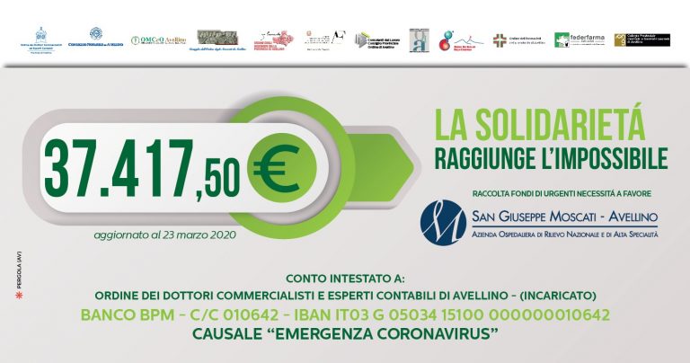 Da Ghemon a Mario Malzoni, i volti noti d’Irpinia si uniscono agli Ordini per il Moscati