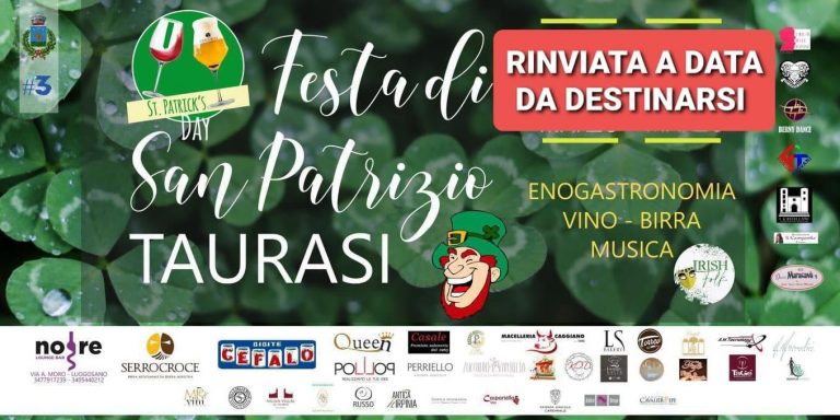 Decreto coronavirus, rimandato il “Saint Patrick’s Day” di Taurasi