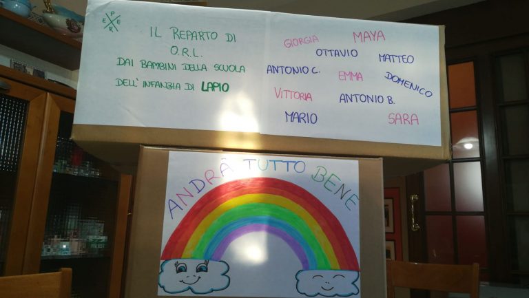 I bambini della scuola G.De Feo di Lapio hanno rotto i salvadanai per comprare materiale sanitario agli operatori del Moscati