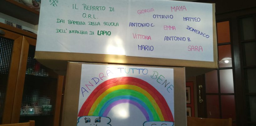 I bambini della scuola G.De Feo di Lapio hanno rotto i salvadanai per comprare materiale sanitario agli operatori del Moscati
