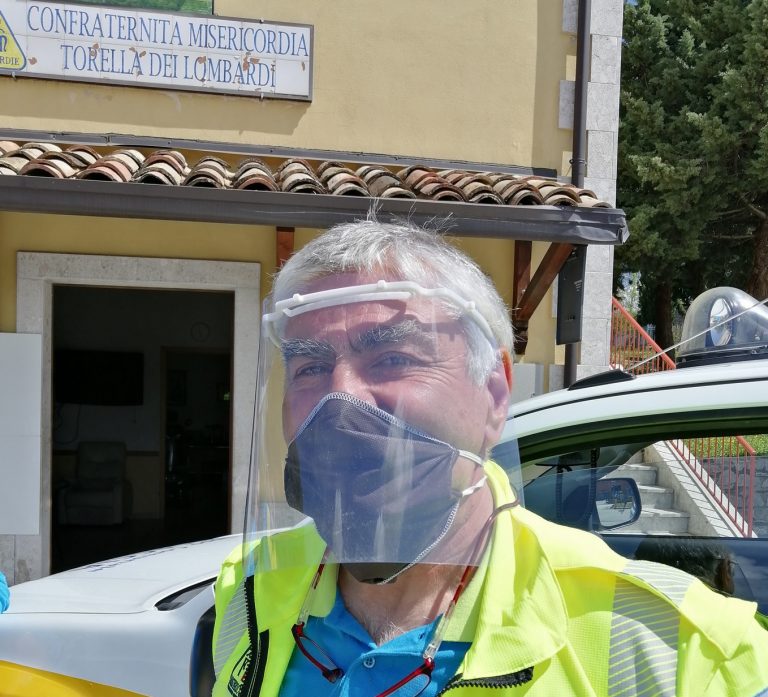 Visiere protettive contro il coronavirus, l’idea sull’asse Varese-Bisaccia