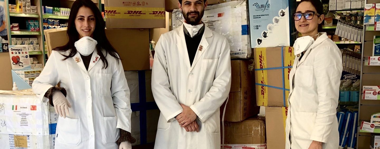 Da una Farmacia di Taurasi 10mila mascherine per gli ospedali “Moscati” e “Frangipane”