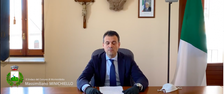 VIDEO/ Coronavirus, il messaggio del sindaco Minichiello alla comunità di Montemiletto
