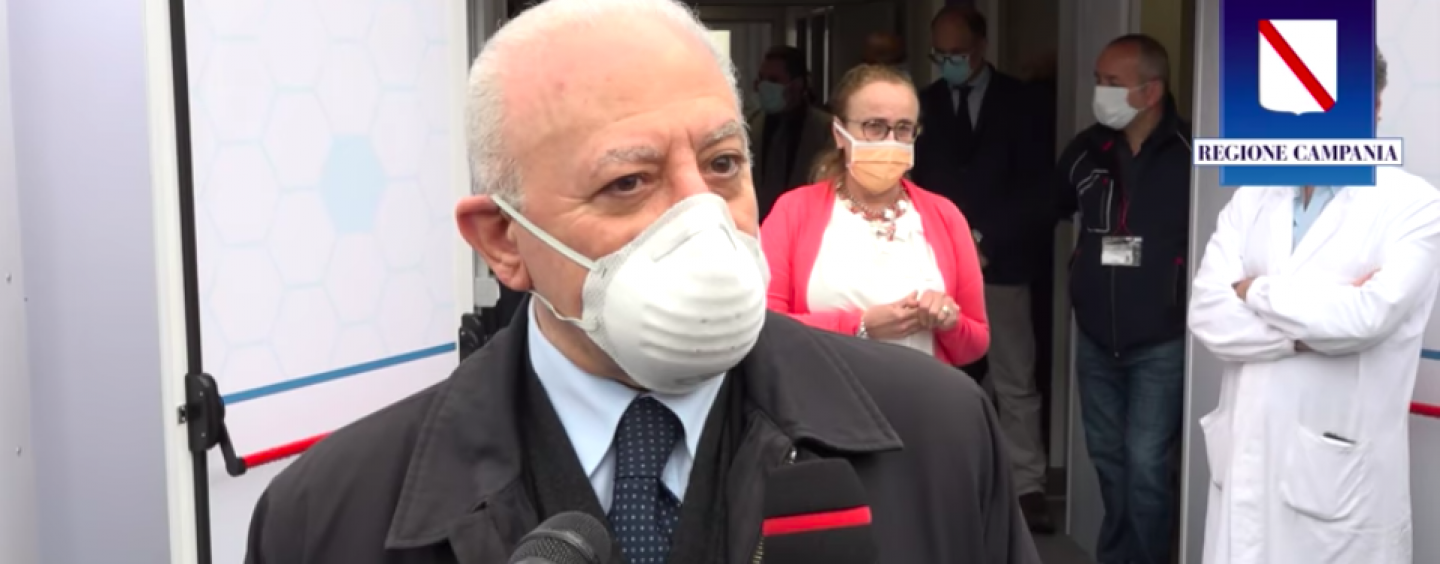 Covid, De Luca incontra Lamorgese e Gabrielli. “Presto azioni contro gli assembramenti”