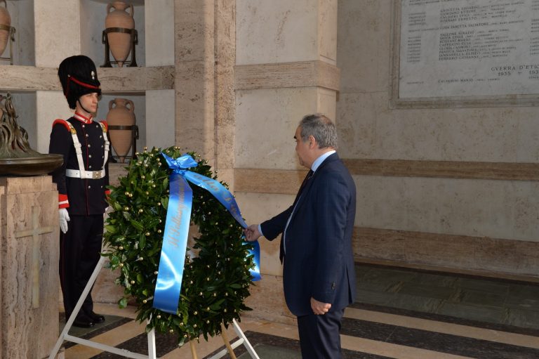Calvisi, Vecciarelli e Farina al 159esimo anniversario dell’Esercito Italiano