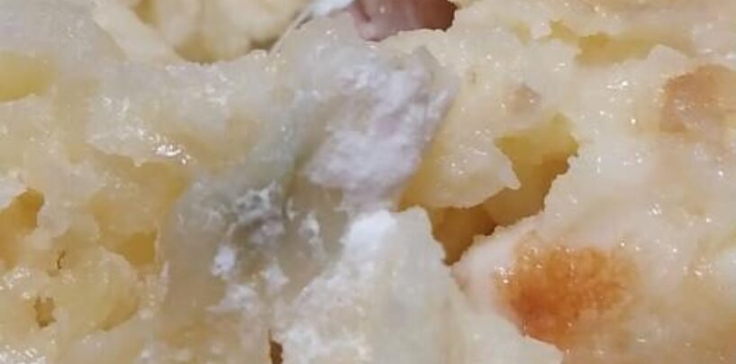 FOTO/ Gateau di Patate con la muffa, la denuncia shock di un utente