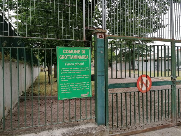 Grottaminarda, domani riapre il parco Frank Zappa. Obbligo di mascherine