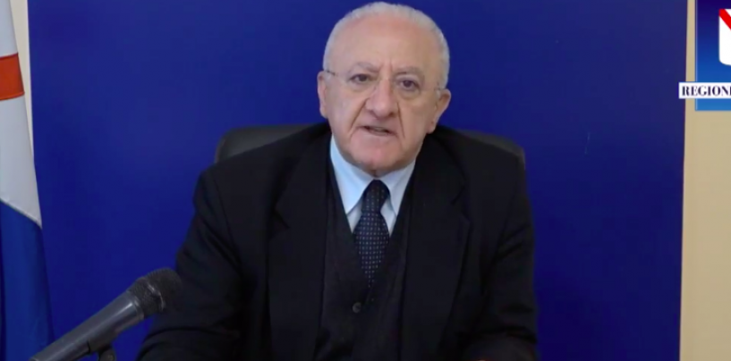 Inchiesta Covid, De Luca: ben vengano controlli, noi modello da seguire
