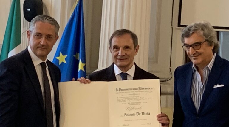 Il dottor Antonio De Vizia nominato da Mattarella Ufficiale al Merito