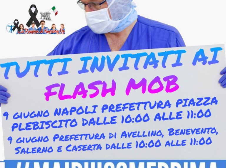 “Presi in giro e messi all’ultimo posto”: il flash mob degli infermieri martedì ad Avellino