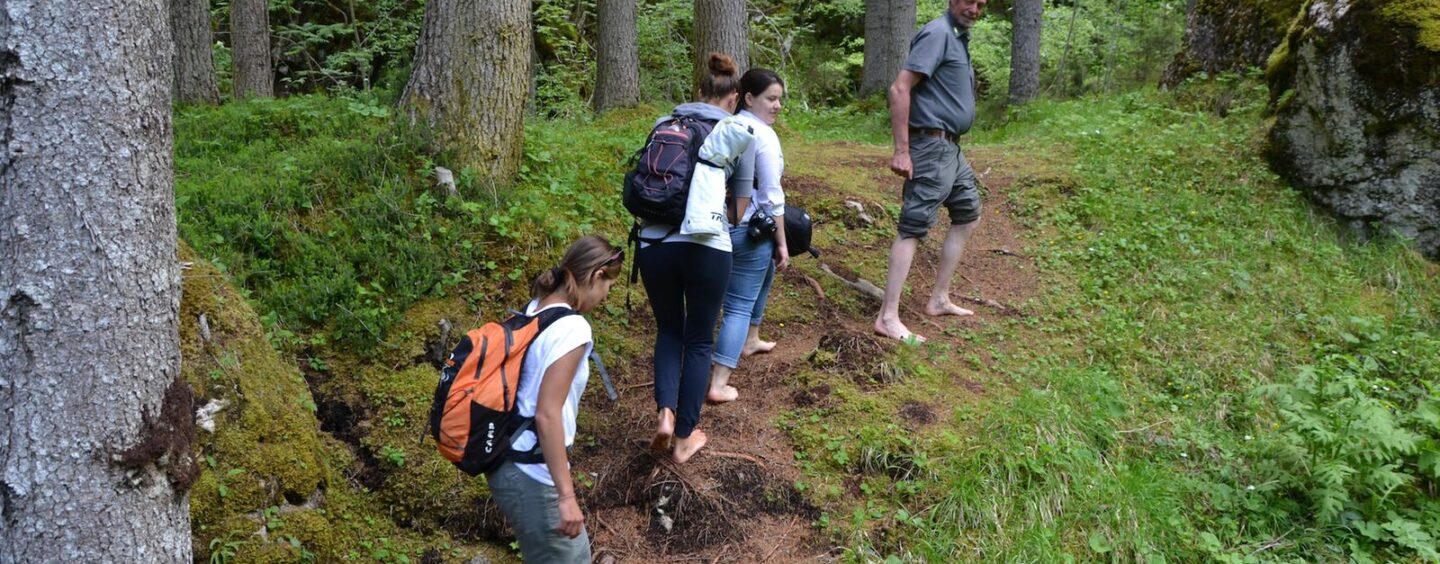 A piedi nudi in montagna, Chiusano San Domenico primo comune campano del “Barefoot” montano