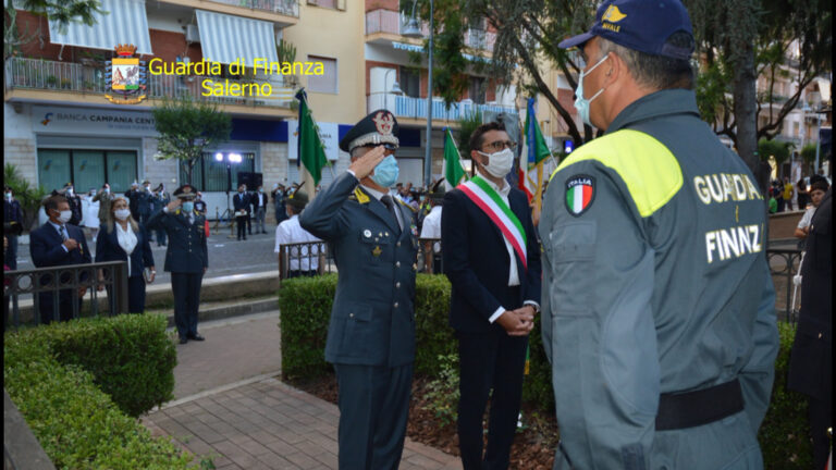 Guardia di Finanza, a Pontecagnano la cerimonia in ricordo del finanziere di mare Daniele Zoccola