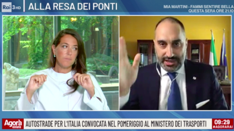 VIDEO/ Gubitosa ad Agorà (Rai3): “Pretendo rispetto per morti Acqualonga, via i Benetton”