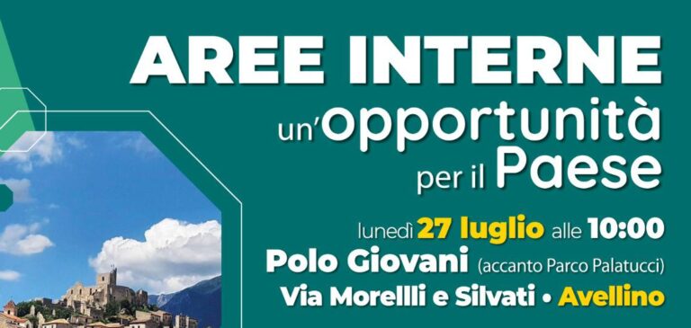 Aree interne, lunedì l’incontro con il ministro Provenzano