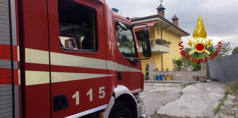 Esplosione in un’abitazione di Montemiletto, due feriti