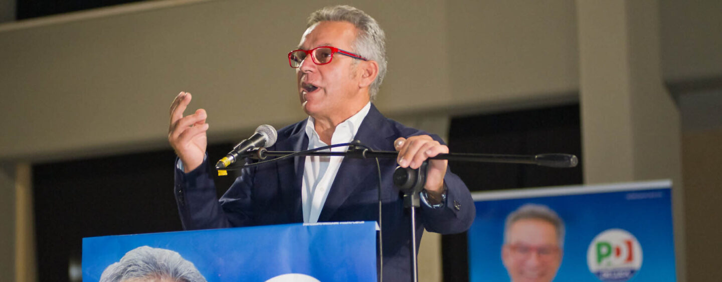 FOTO / Ciarcia parte dalla “sua” Venticano. “Da qui inizia il mio viaggio elettorale”