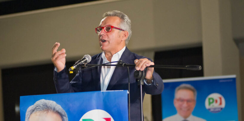 FOTO / Ciarcia parte dalla “sua” Venticano. “Da qui inizia il mio viaggio elettorale”