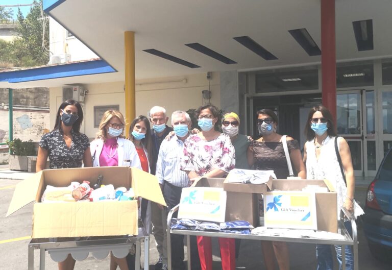Solidarietà anti Covid, l’associazione Raggi di Sole scende in campo per l’ospedale Santobono