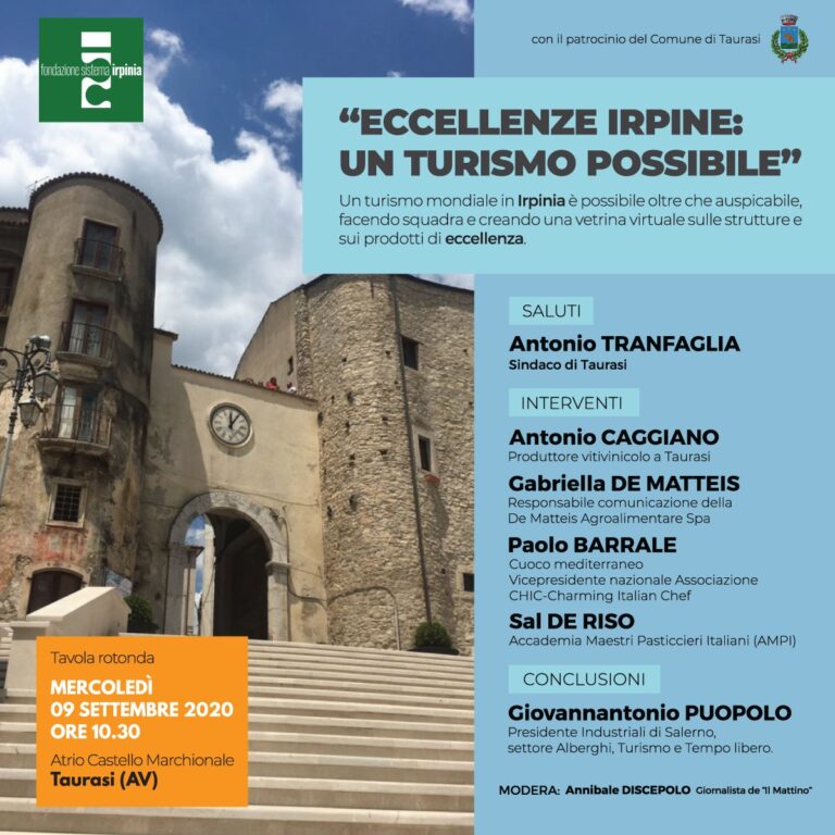 Taurasi, convegno al castello: “Eccellenze Irpine”