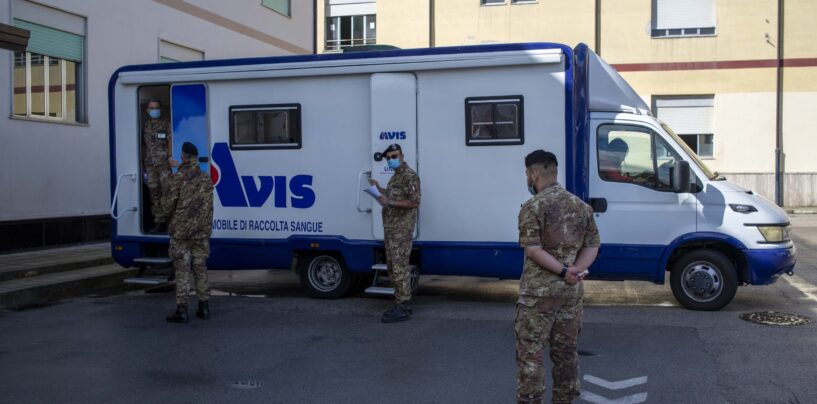 FOTO / Avellino: carenza di sangue al “Moscati”, il 232° reggimento della Berardi si mobilita