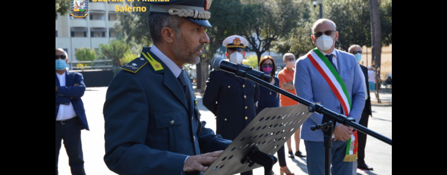 La Guardia di Finanza di Salerno ricorda la memoria del maresciallo Vincenzo Giudice