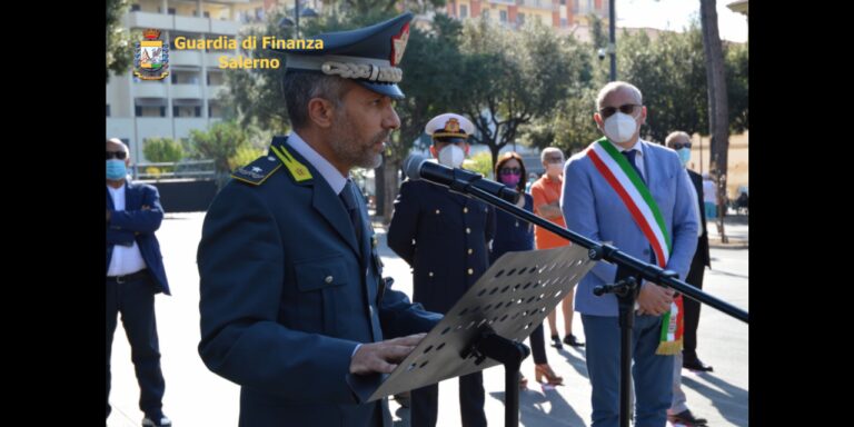 La Guardia di Finanza di Salerno ricorda la memoria del maresciallo Vincenzo Giudice