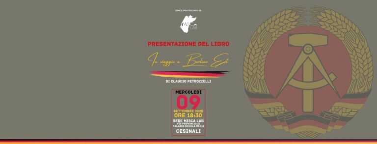 A Cesinali la presentazione del libro “In viaggio a Berlino Est”